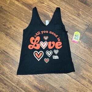 Zumba Fitness Black and Red Tank Top